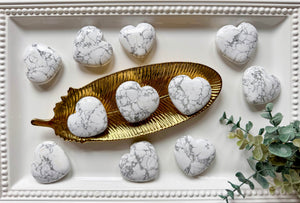 Howlite Heart