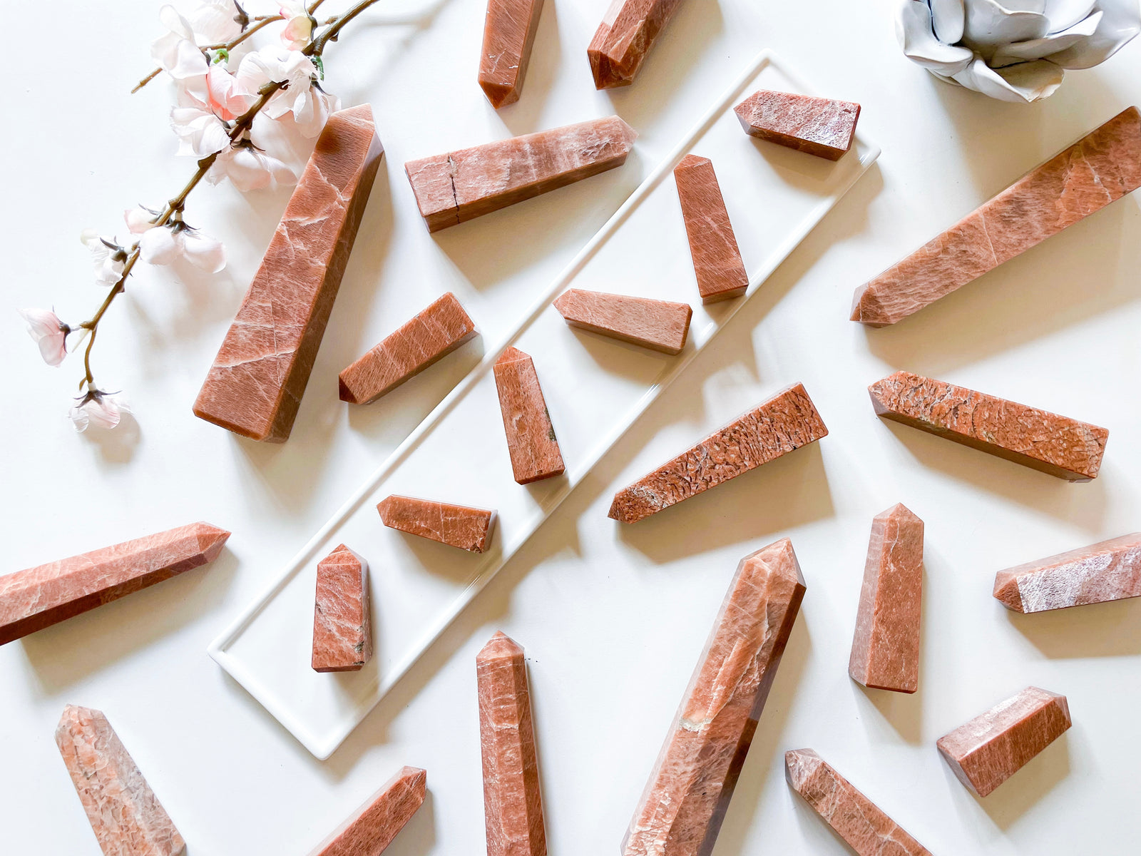 Peach Moonstone Point