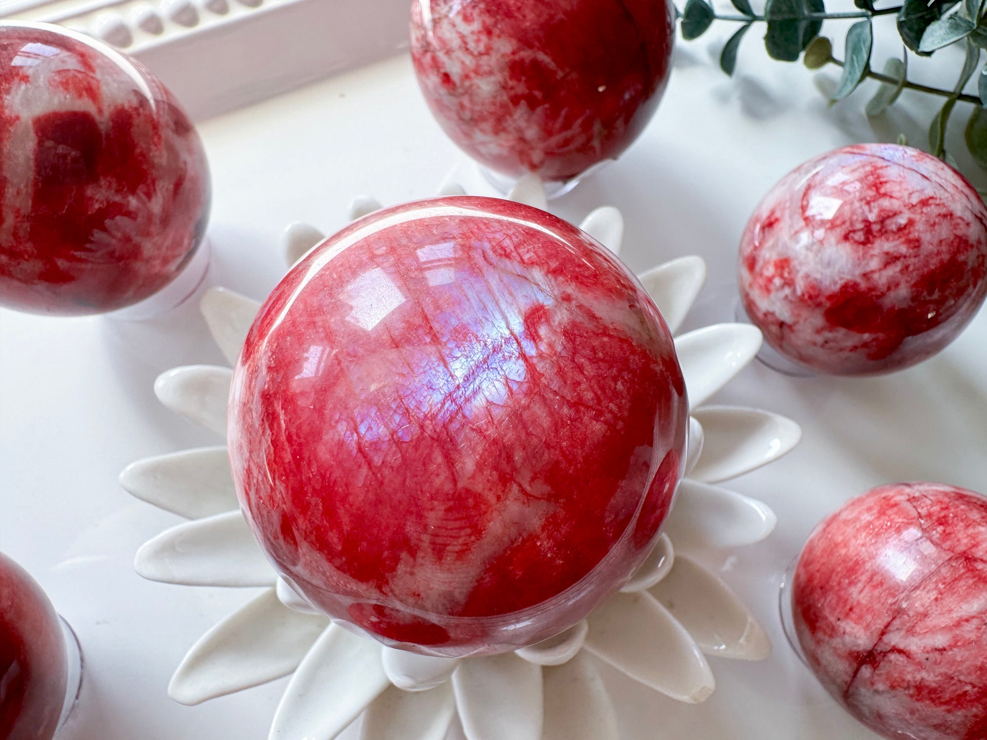 Red Moonstone Sphere