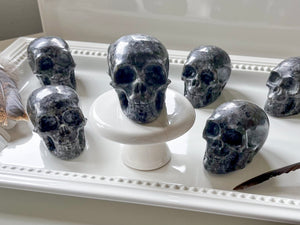Flame Stone Crystal Skull || UV Reactive