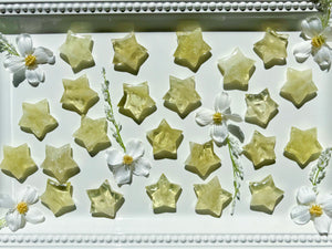 Citrine Quartz Star Carving
