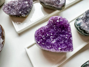 Amethyst Heart Geode || Uruguay