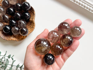 Smoky Quartz Sphere || Small