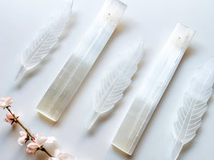 Selenite Incense Burner