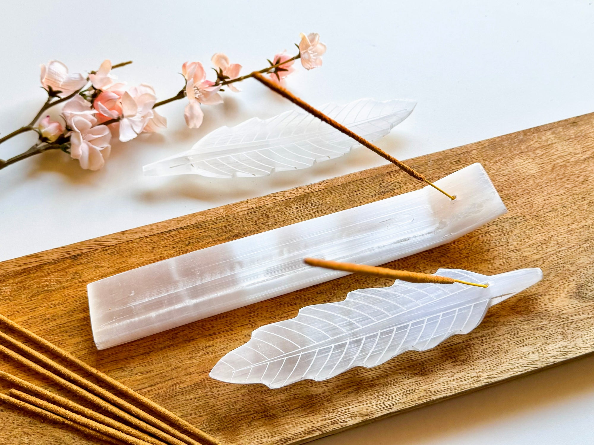 Selenite Incense Burner