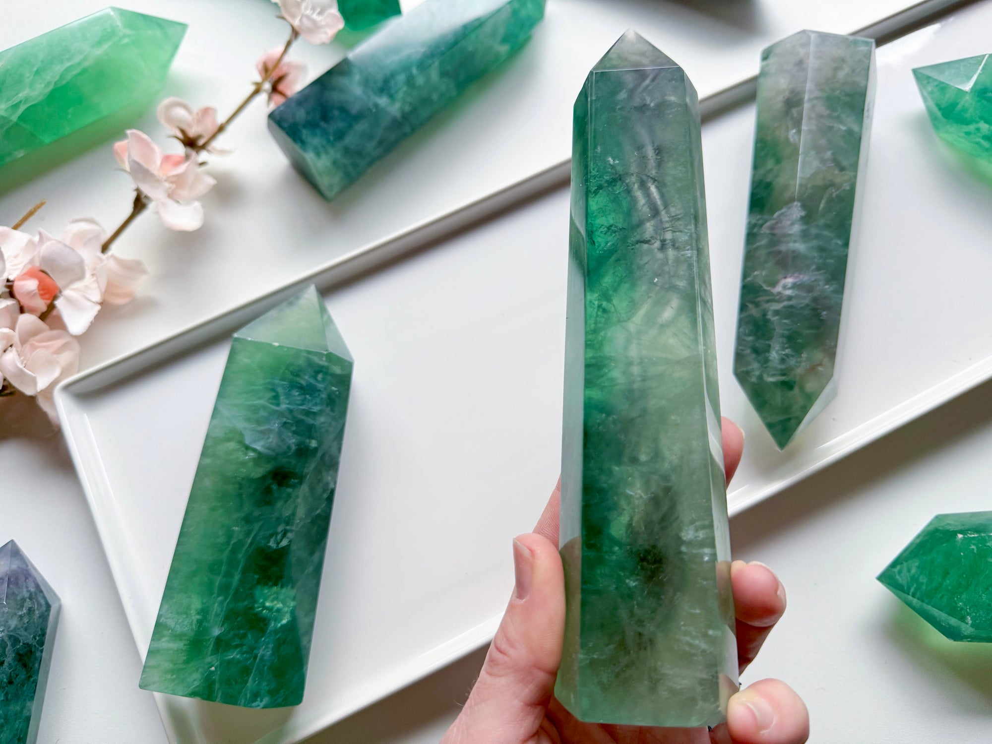 Fluorite Points || Large