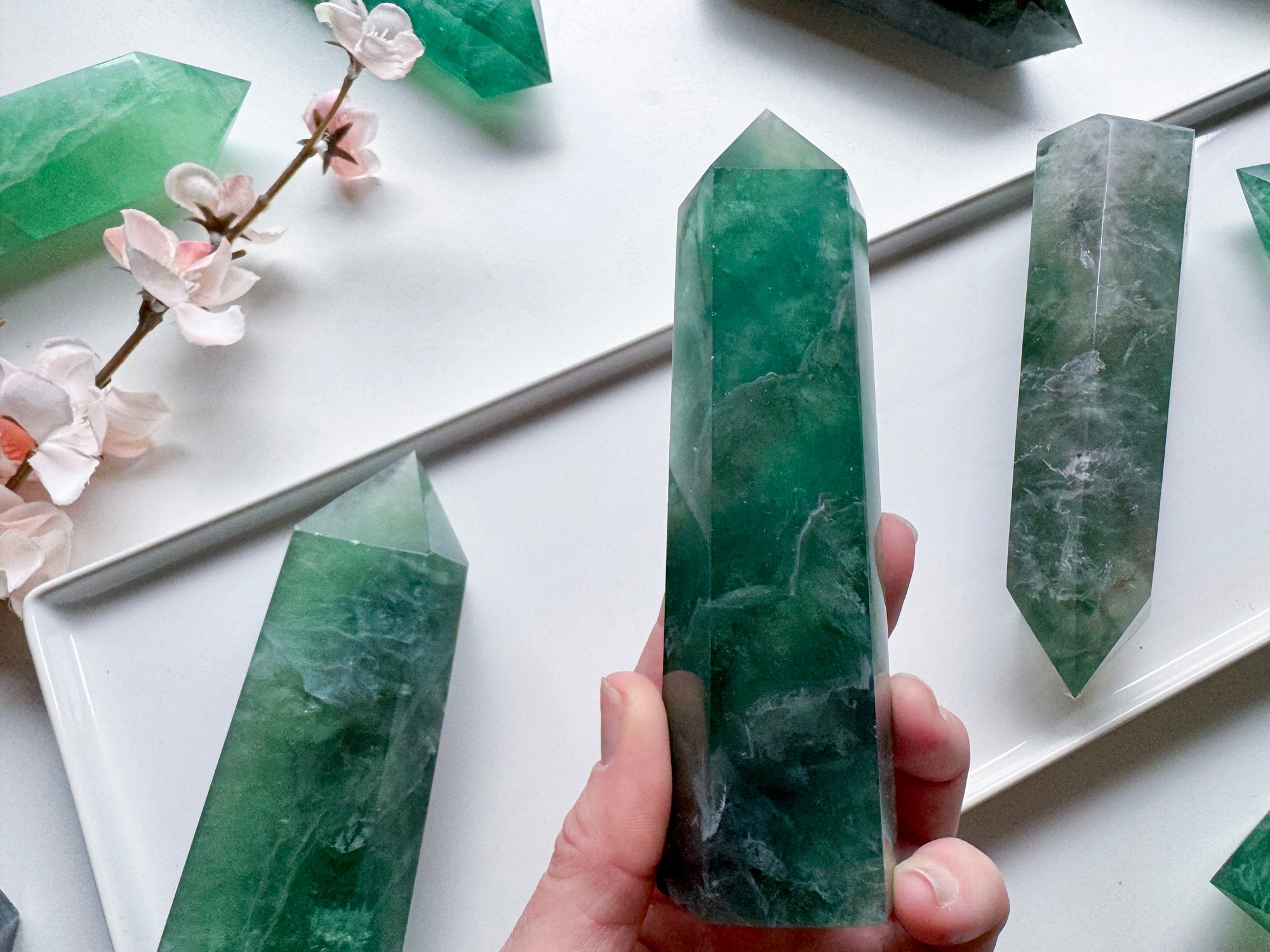 Fluorite Points || Large