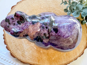 Charoite Bear || Showpiece