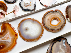 Polished Agate Slice || Brazil