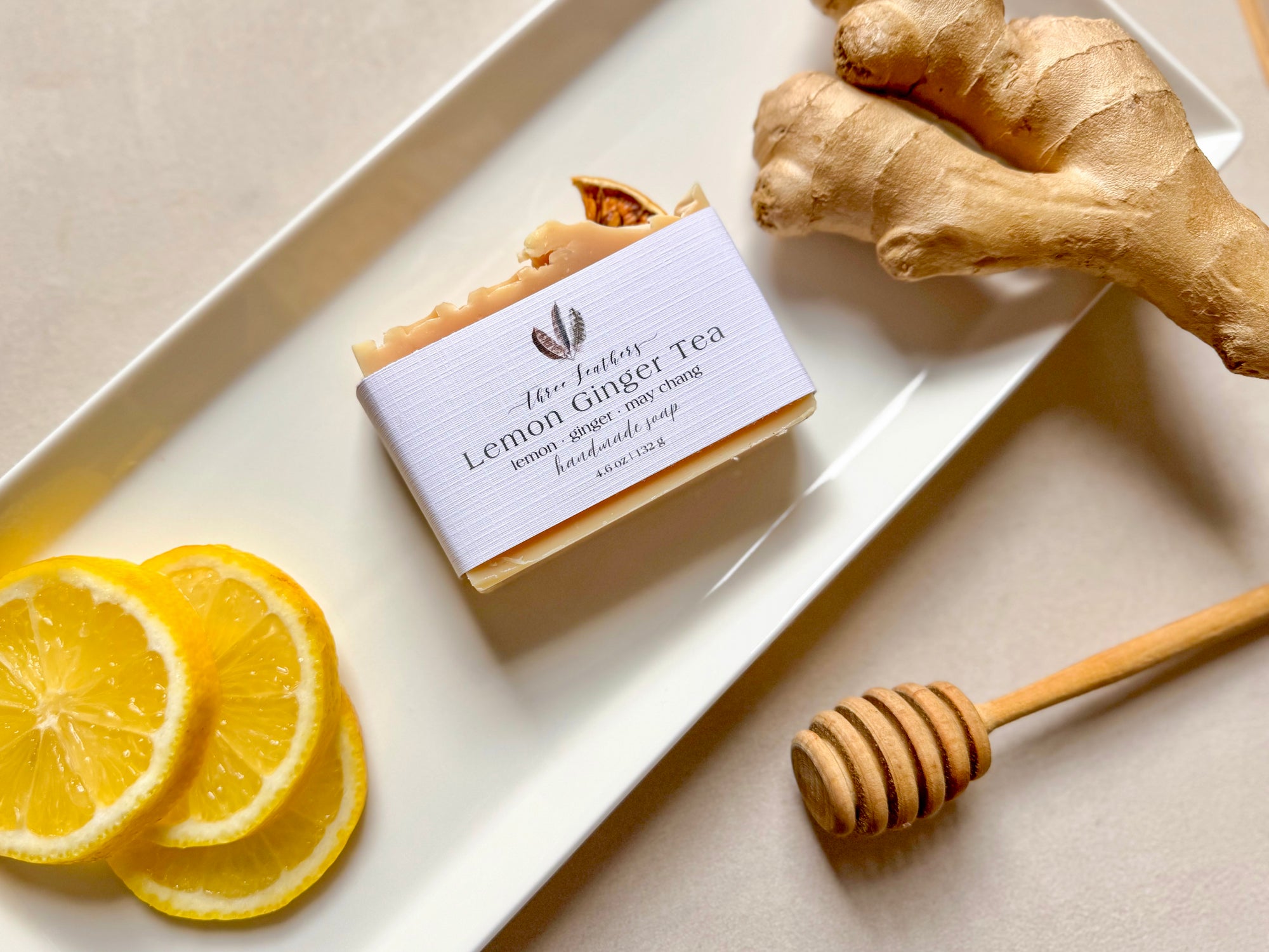 Lemon Ginger Tea || Cold Process Soap
