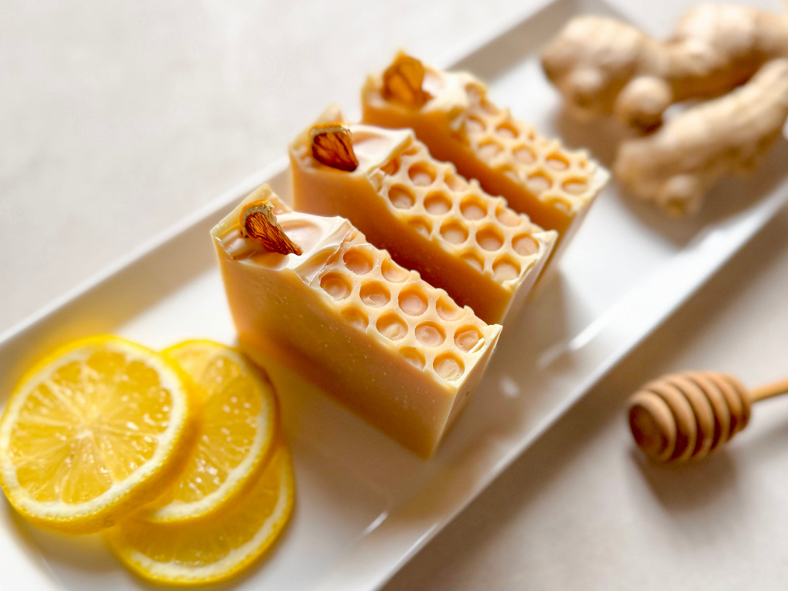 Lemon Ginger Tea || Cold Process Soap