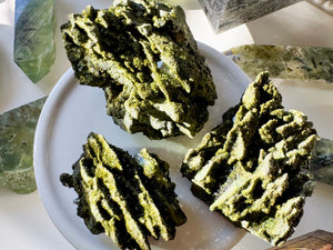 Epidote in Quartz || Turkey || High Quality