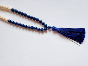 Rudraksha Wood & Crystal Bead Mala