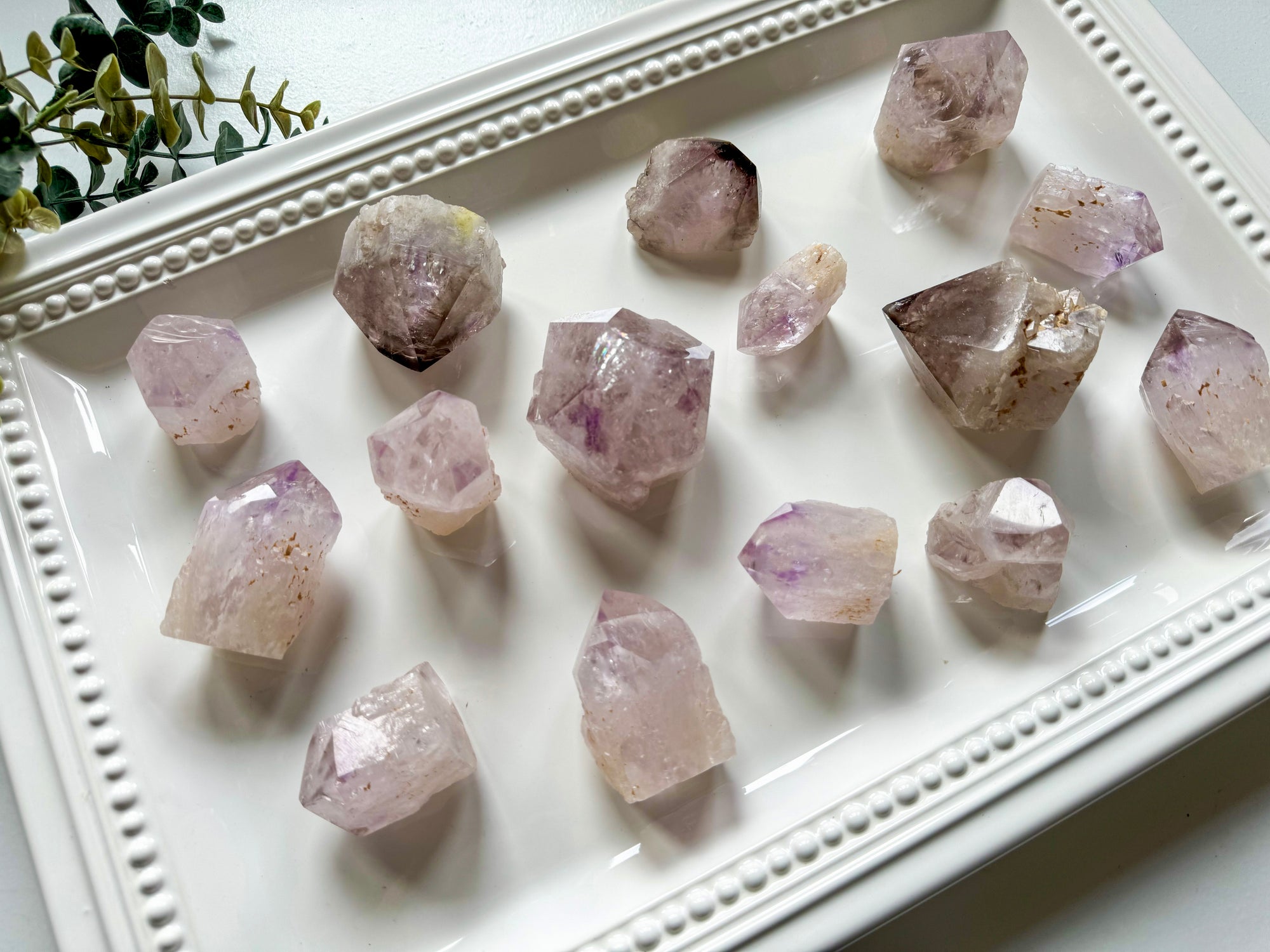 Amethyst Rose de France Raw & Polished Point || Brazil