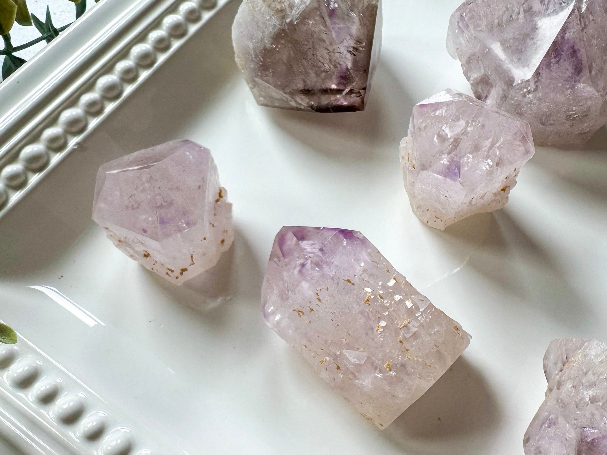 Amethyst Rose de France Raw & Polished Point || Brazil