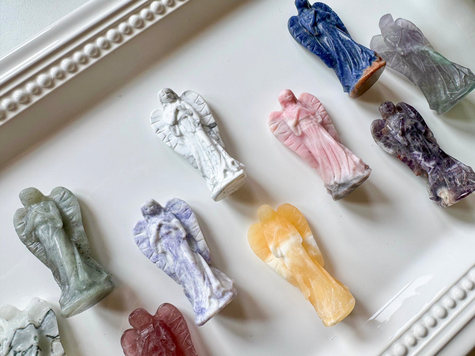 Guardian Angel Crystal Carving || 3"