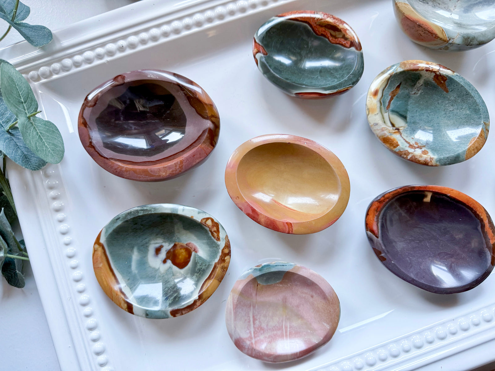 Polychrome Jasper Dish || Madagascar