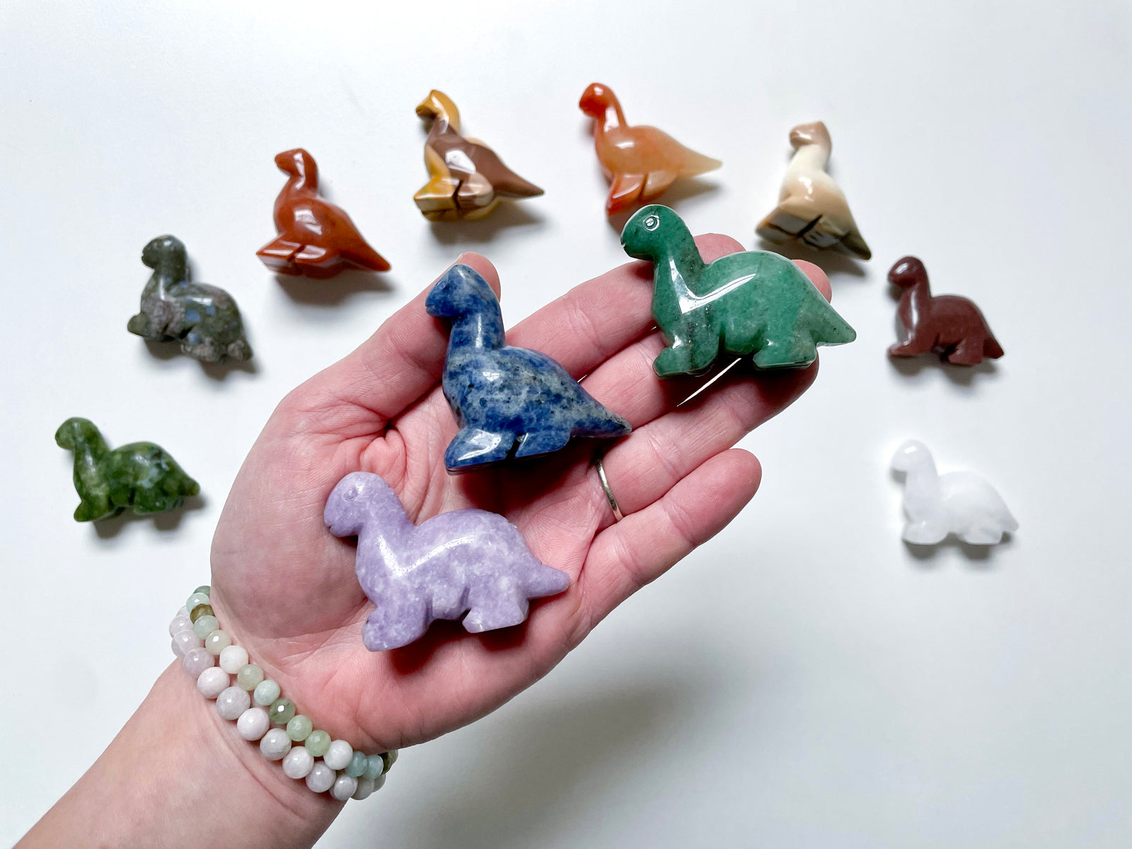 Crystal Brontosaurus 2" Carving