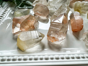 Pink & Golden Lemurian Points || Brazil