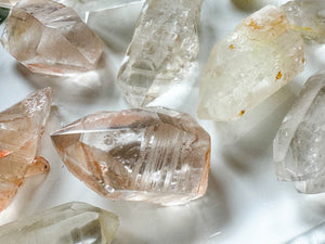 Pink & Golden Lemurian Points || Brazil