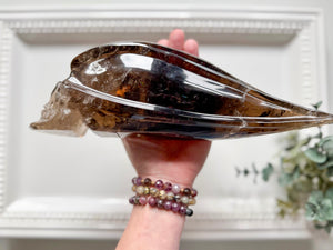 Smoky Quartz Skull Traveler || Brazil || Pitico