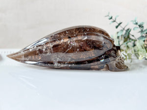 Smoky Quartz Skull Traveler || Brazil || Pitico