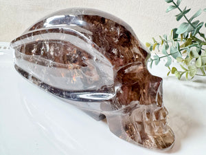 Smoky Quartz Skull Traveler || Brazil || Pitico