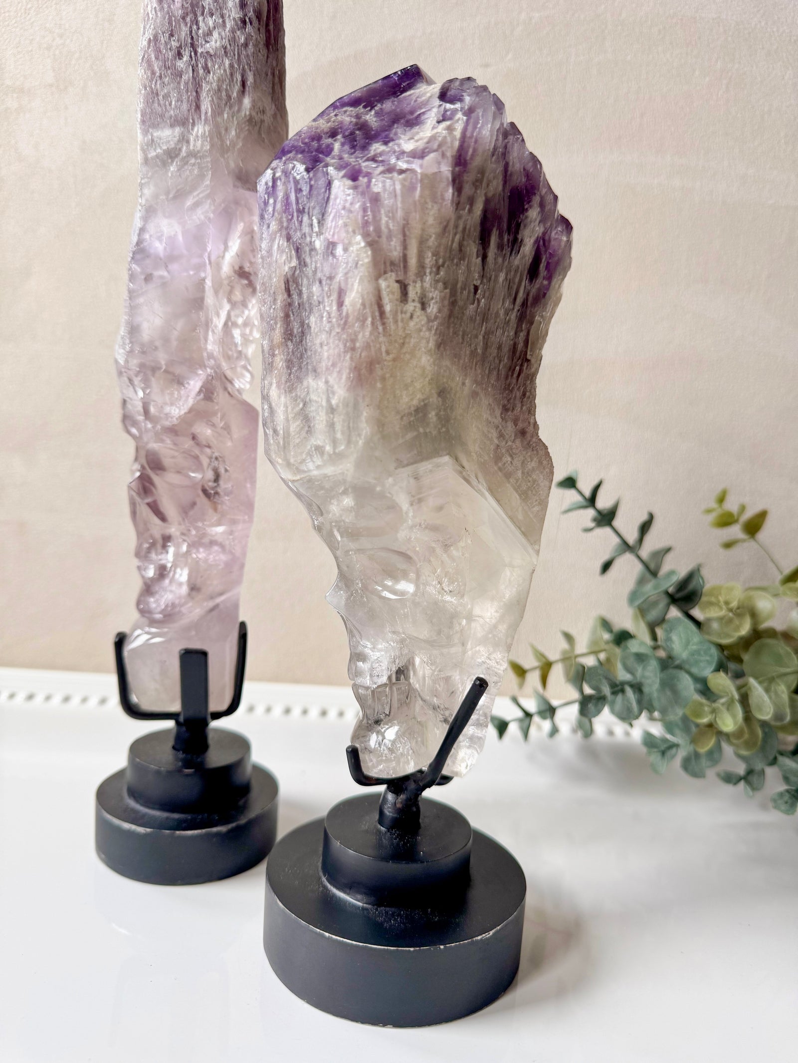 Bahia Amethyst Root Skull with Rotating Stand || Brazil || Pitico