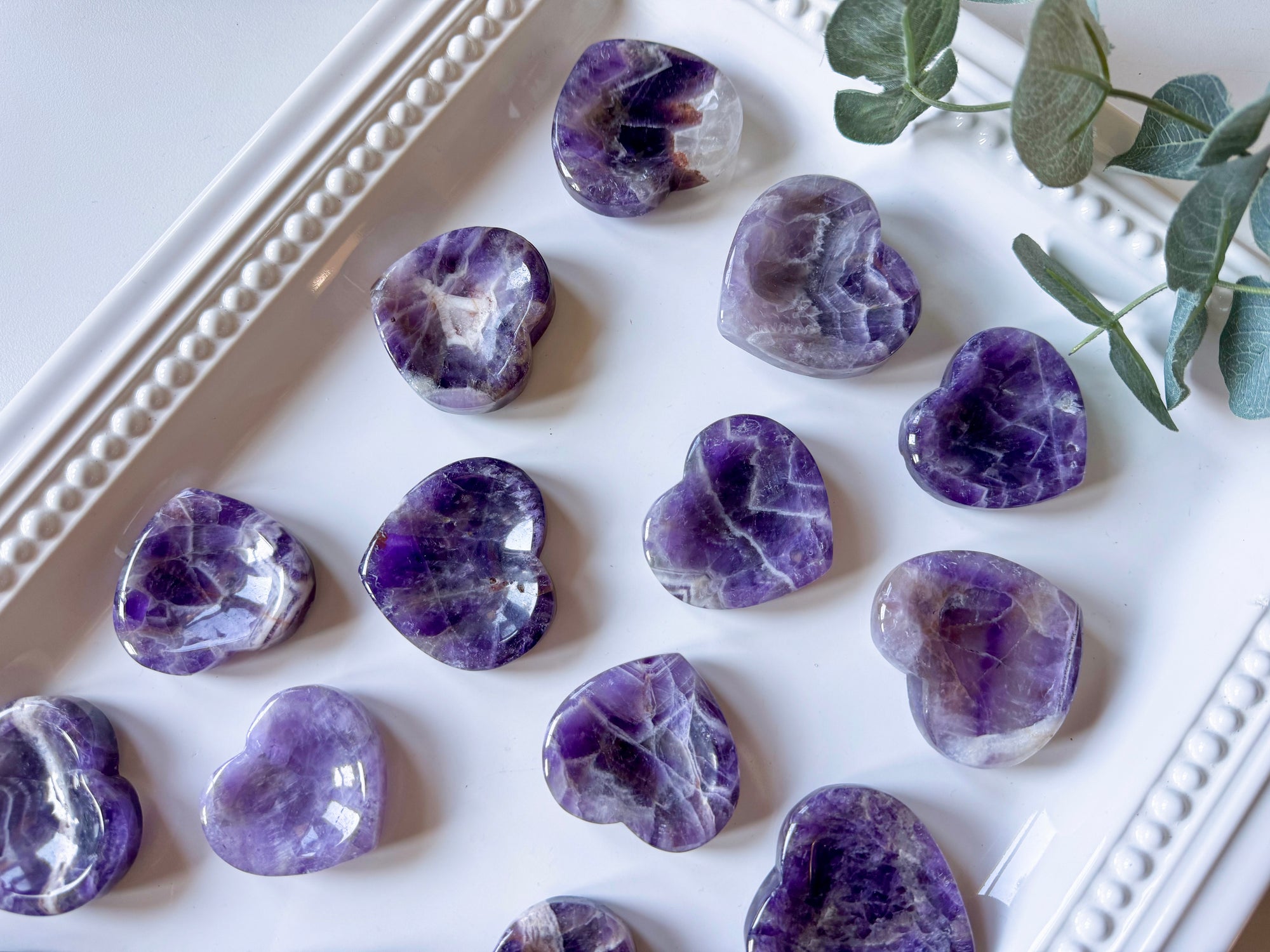 Dream (Chevron) Amethyst Mini Heart Dish