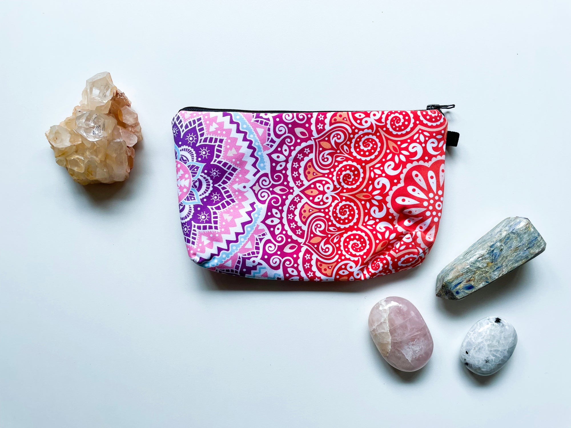 Mandala Pouch - Orange/Pink/Multi Color