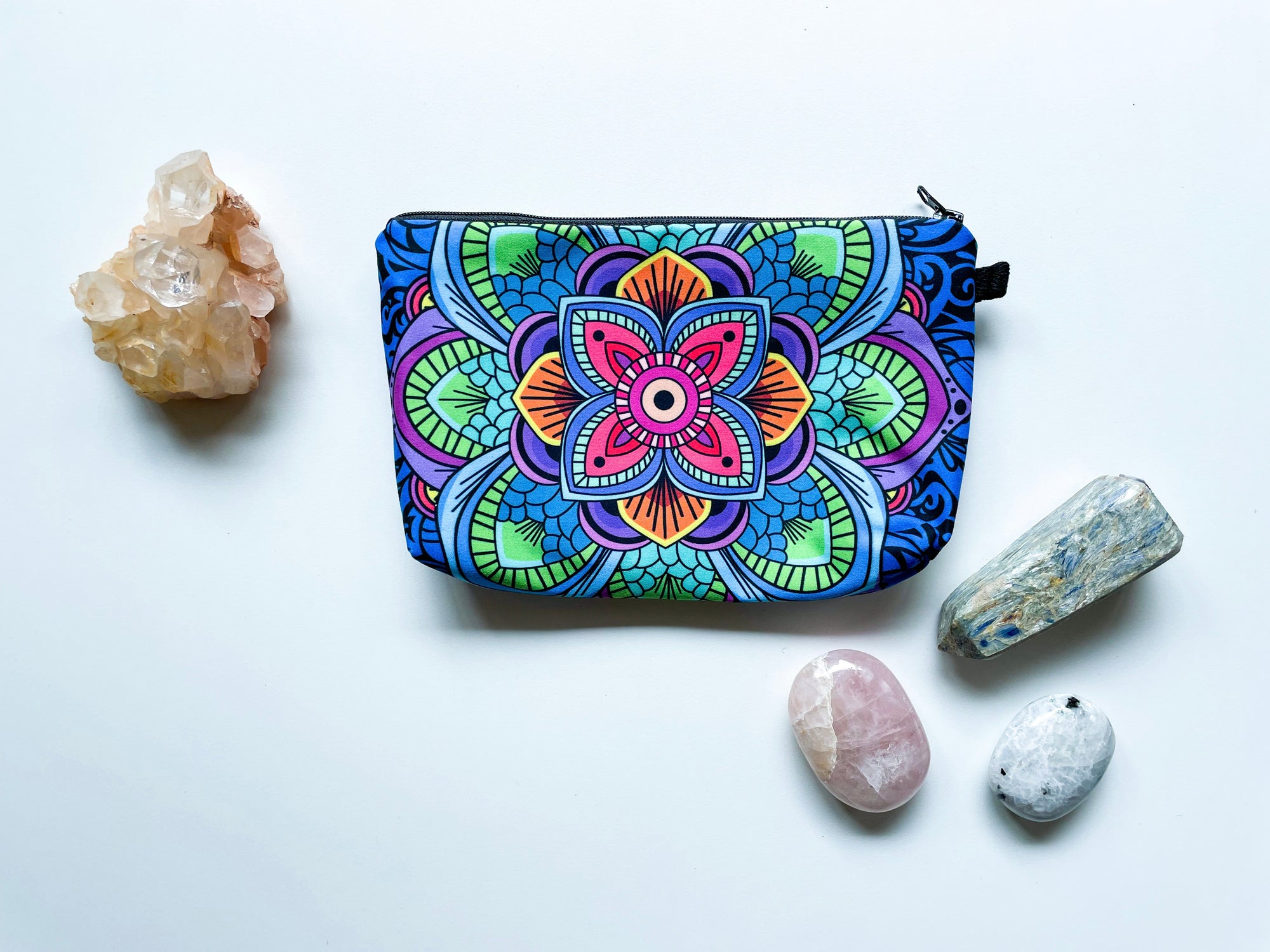 Mandala Pouch - Blue/Green/Multi Color