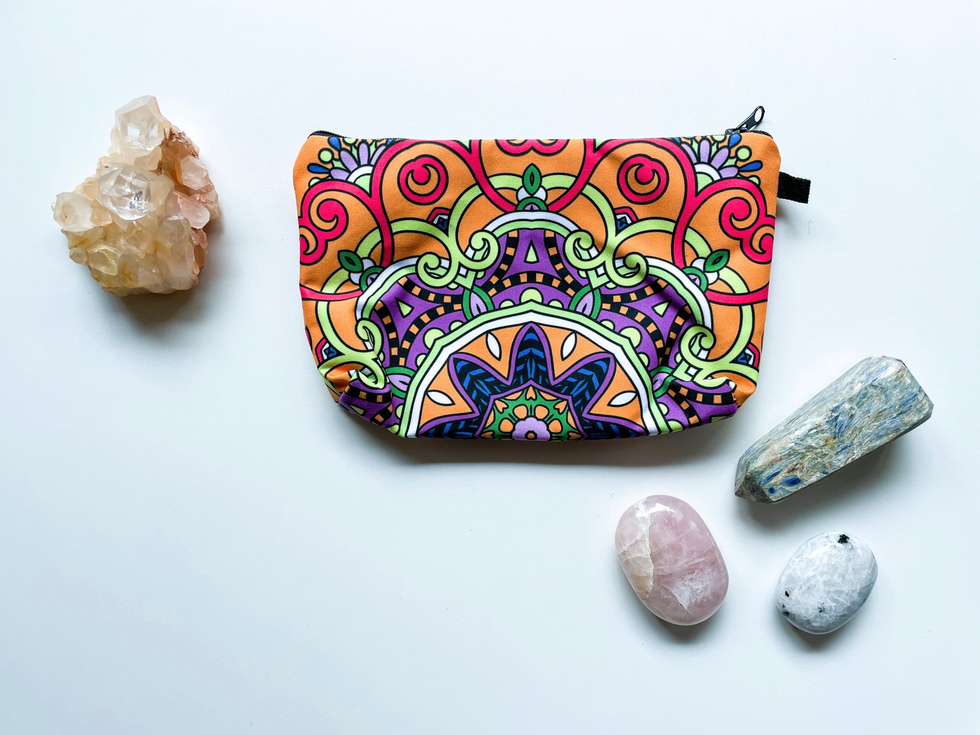 Mandala Pouch - Orange/Multi Color