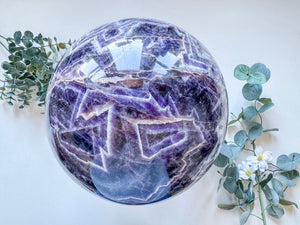 Dream Amethyst (Chevron Amethyst) XXL Sphere|| Brazil