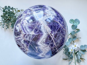 Dream Amethyst (Chevron Amethyst) XXL Sphere|| Brazil