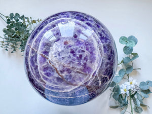 Dream Amethyst (Chevron Amethyst) XXL Sphere|| Brazil