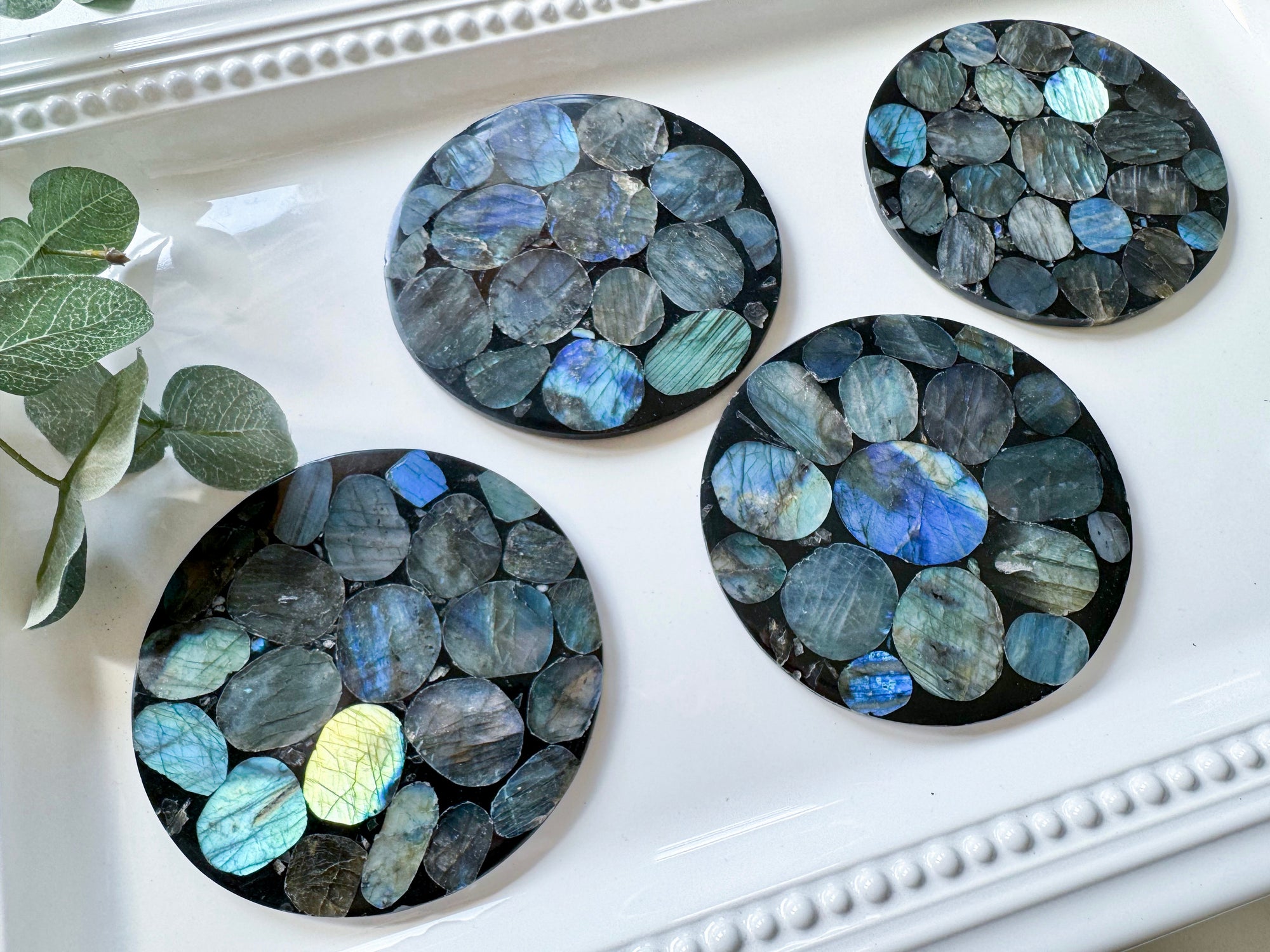 Labradorite Charging Plate