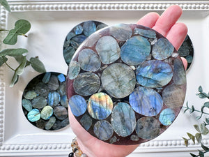 Labradorite Charging Plate