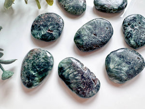 Seraphinite Polished Pieces