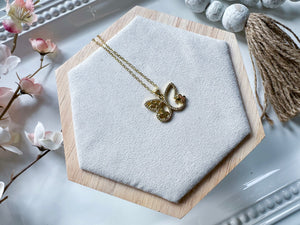 Gold Butterfly Necklace