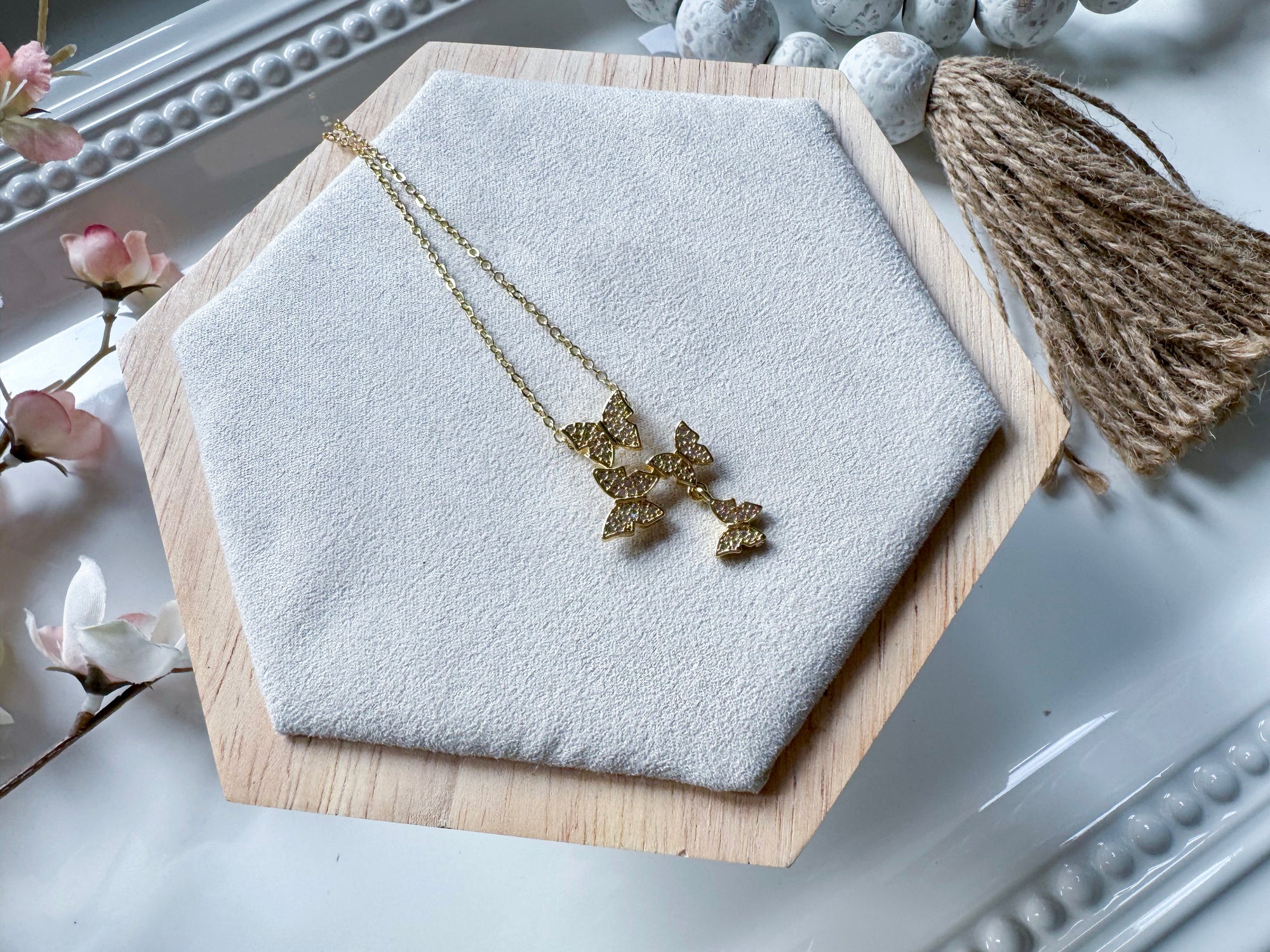 Gold Butterfly Necklace