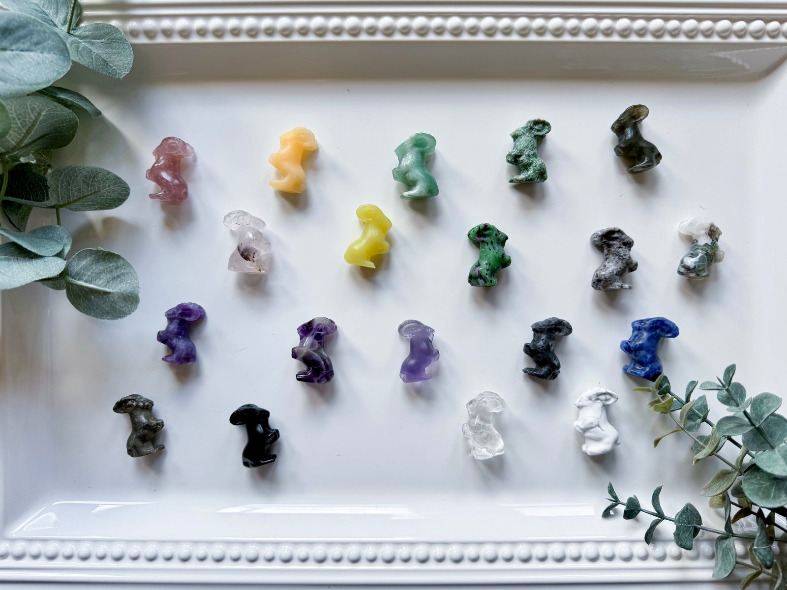 Mini Ram Crystal Carving