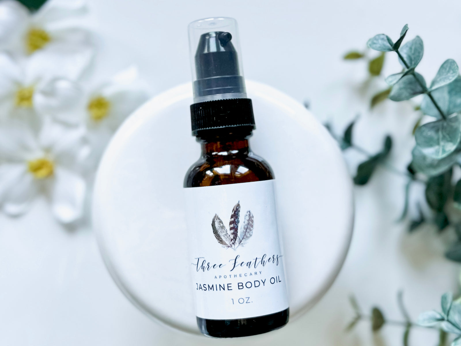 Jasmine Limited Edition Egyptian Body Oil 1oz || Three Feathers Apothecary