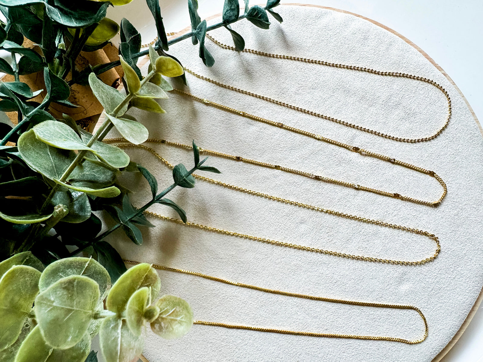 18" Gold Plated Copper Chain - Ball Chain