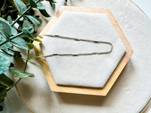 18" Silver Plated Copper Chain - Satellite Chain - Large