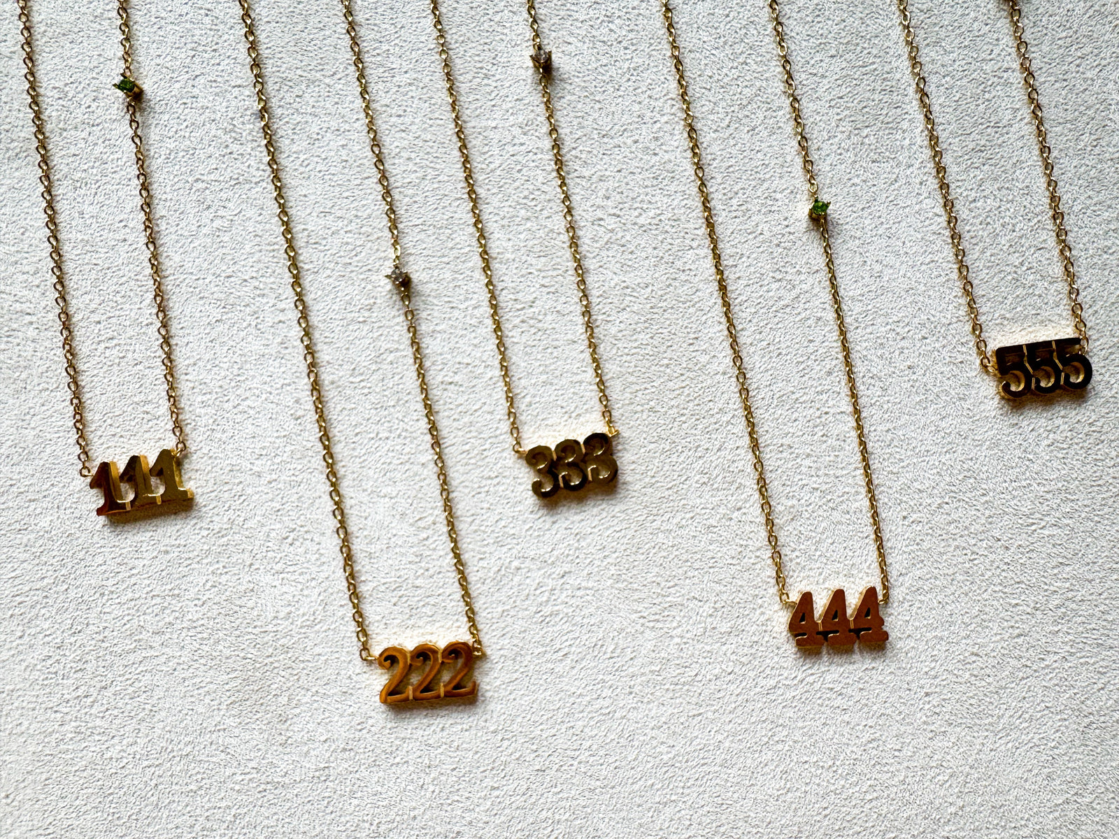 Angel Number Dainty 18K Gold Plated Necklace