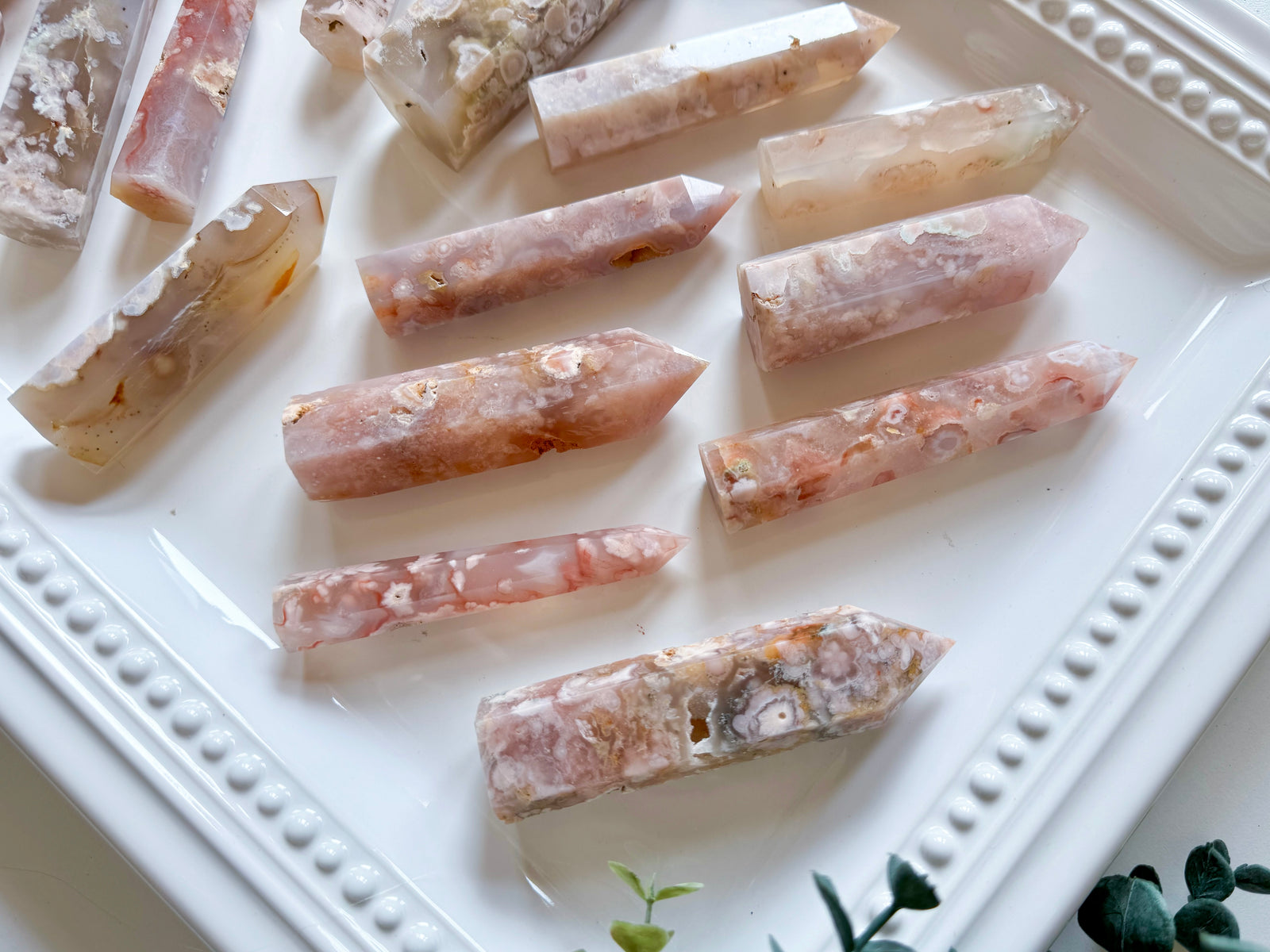 Flower Agate Points