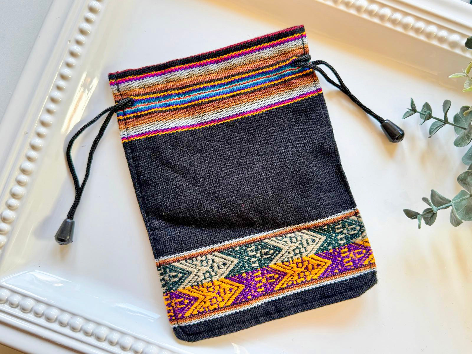 Inca Drawstring Pouch Bag || Peru