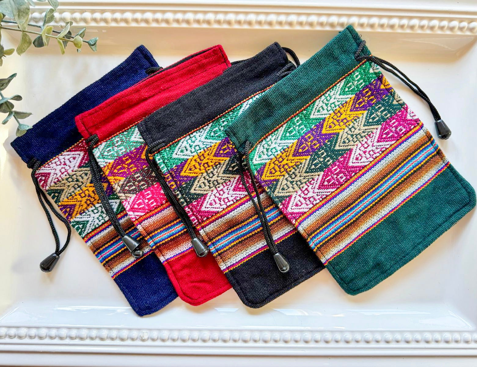 Inca Drawstring Pouch Bag || Peru