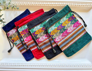 Inca Drawstring Pouch Bag || Peru