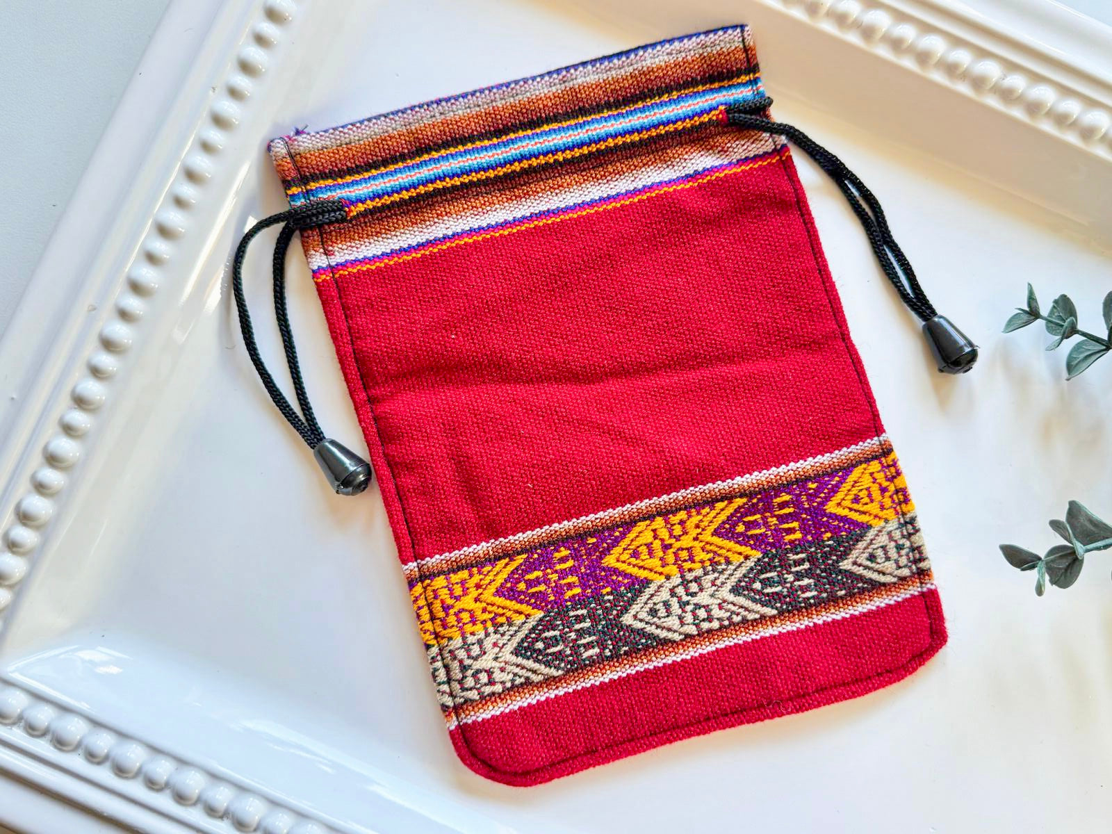 Inca Drawstring Pouch Bag || Peru